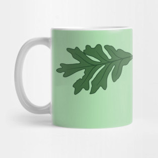 Vintage Oak Leaves & Acorn – Woodland Botanical Design Mug
