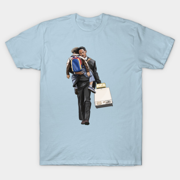 The Pursuit of Happyness: Dad T-Shirt by 51Deesigns