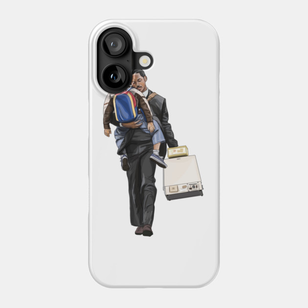The Pursuit of Happyness: Dad Phone Case by 51Deesigns