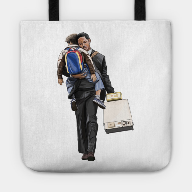 The Pursuit of Happyness: Dad Tote by 51Deesigns