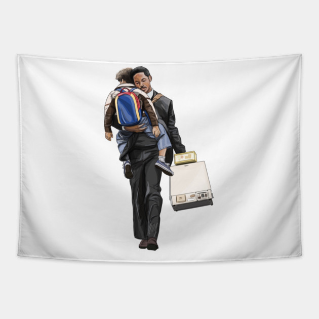 The Pursuit of Happyness: Dad Tapestry by 51Deesigns