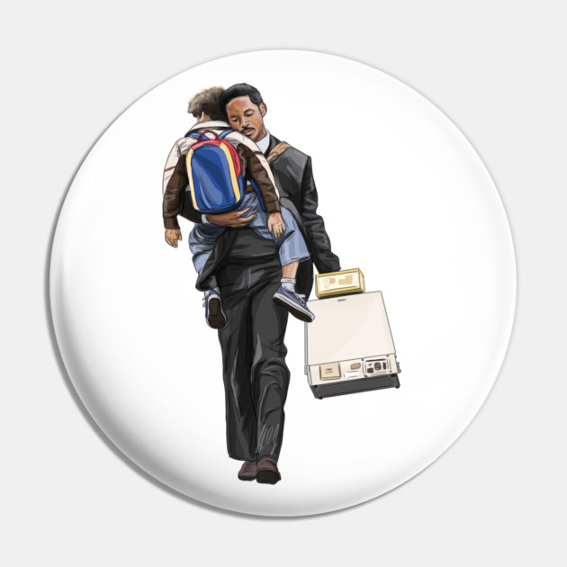 The Pursuit of Happyness: Dad Pin by 51Deesigns