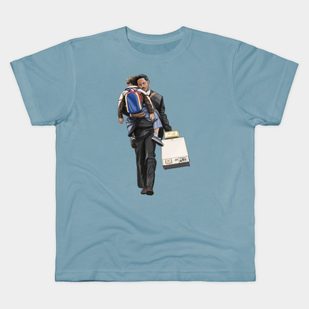 The Pursuit of Happyness: Dad Kids T-Shirt by 51Deesigns