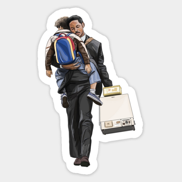 The Pursuit of Happyness: Dad Magnet by 51Deesigns
