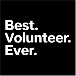Best Volunteer Ever Posters and Art