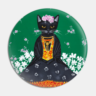 Frida Cat Pin