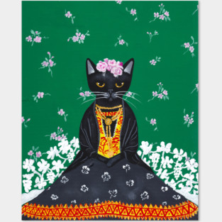 Frida Cat Posters and Art