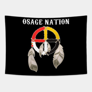 Osage Nation Indians Medicine Wheel Tapestry