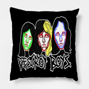 Destroy Boys Band Pillow