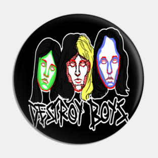 Destroy Boys Band Pin
