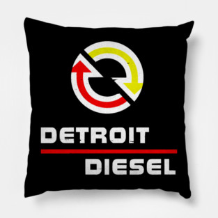 Detroits Diesel Pillow