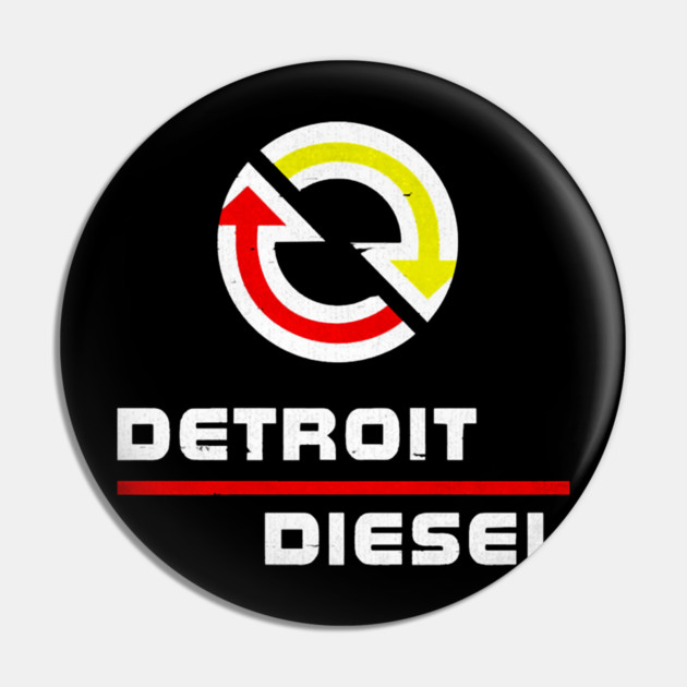 Detroits Diesel Pin by Ink Lines