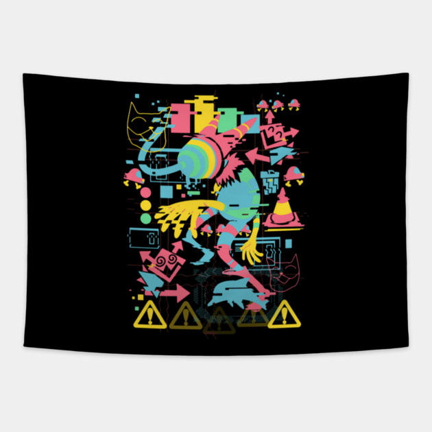 Deltarunes Disruption Tapestry by Ink Lines