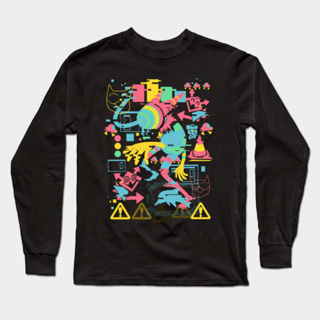 Deltarunes Disruption Long Sleeve T-Shirt by Ink Lines