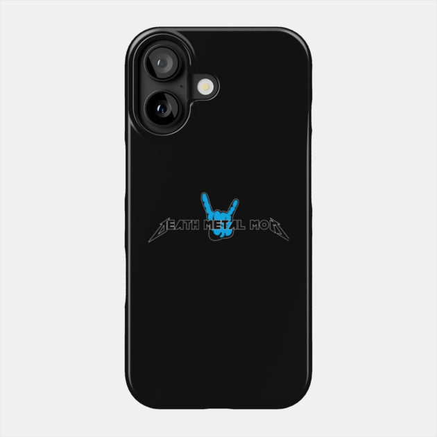 Death Metal Mom Phone Case by Ink Lines
