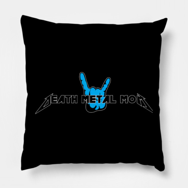 Death Metal Mom Pillow by Ink Lines