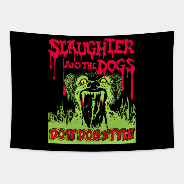 Do It Dog Style Tapestry by Ink Lines