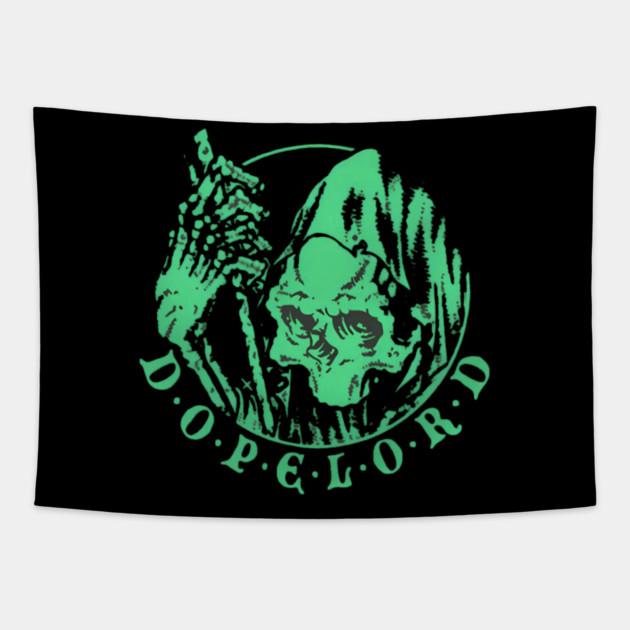 Dopelord Band Tapestry by Ink Lines