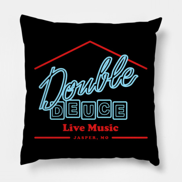 Double-Deuce Pillow by Ink Lines