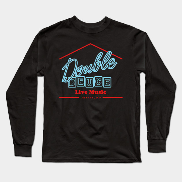 Double-Deuce Long Sleeve T-Shirt by Ink Lines