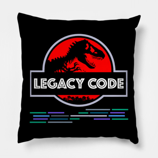 Developer Legacy Code Pillow by Ink Lines