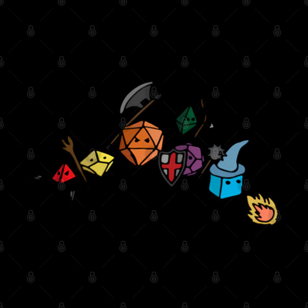 Dice Party Sketch by Ink Lines