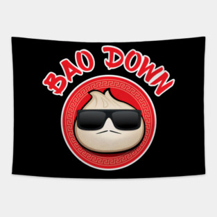 Dim Sum Bao Bun Funny Asian Food Tapestry