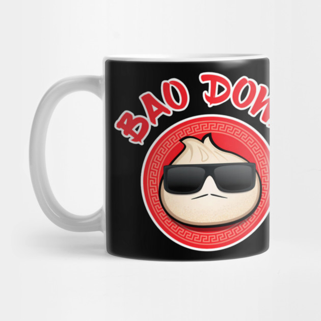 Dim Sum Bao Bun Funny Asian Food by Ink Lines