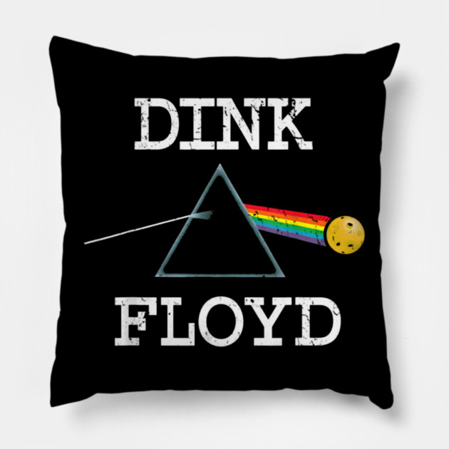 Dink Floyds Funny Pickleball Pillow by Ink Lines