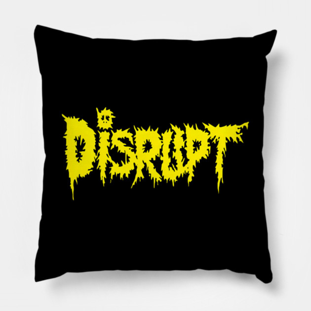 Disrupts Band Pillow by Ink Lines