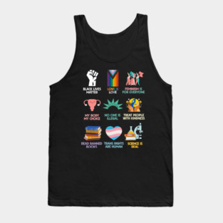 Big Fan Of Human Rights , Equality , Social Justice Tank Top