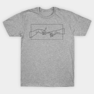 The Creation of Chill Michelangelo Parody T-Shirt
