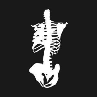 white rib cage kinseyroehmtattoos T-Shirt