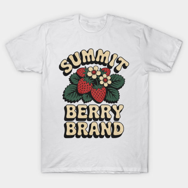 Summit Berry Brand T-Shirt by Designed By Marty