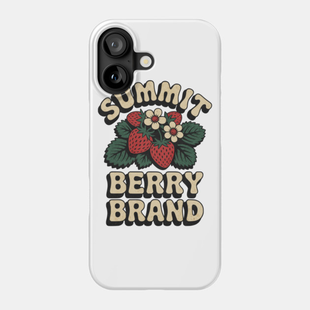 Summit Berry Brand Phone Case by Designed By Marty