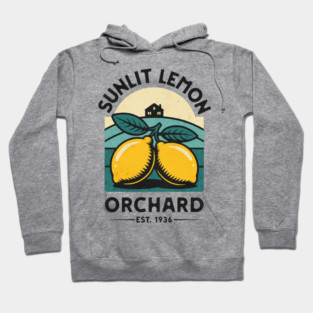 Sunlit Lemon Orchard Hoodie