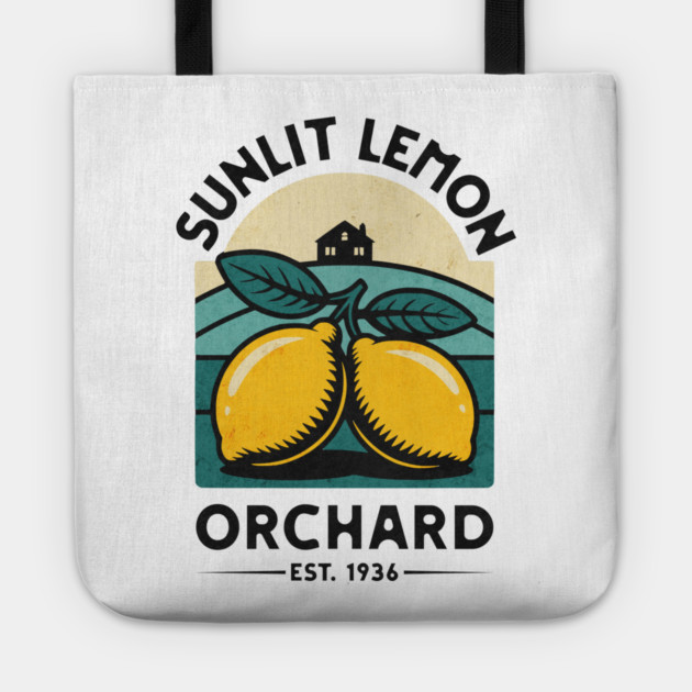 Sunlit Lemon Orchard Tote by Designed By Marty