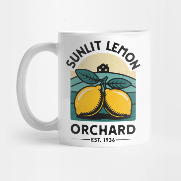 Sunlit Lemon Orchard by Designed By Marty