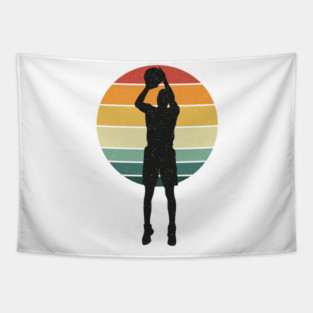 Basketball Vintage Tapestry
