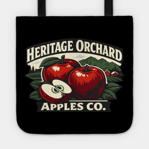 Heritage Orchard Apples Co. Tote by Designed By Marty