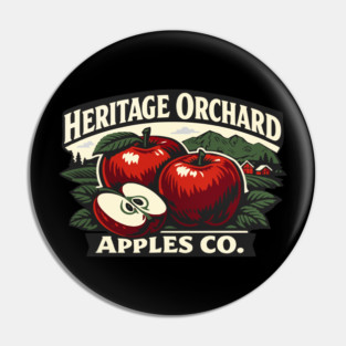 Heritage Orchard Apples Co. Pin