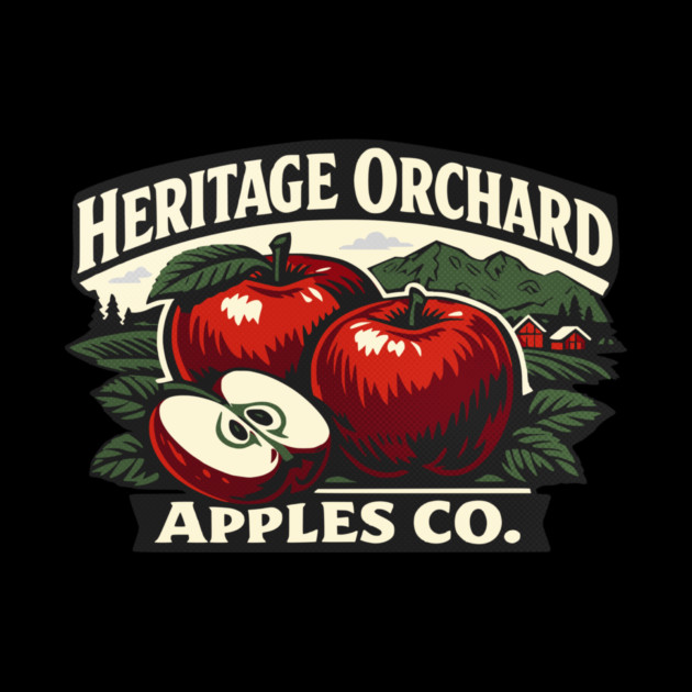 Heritage Orchard Apples Co. by Designed By Marty