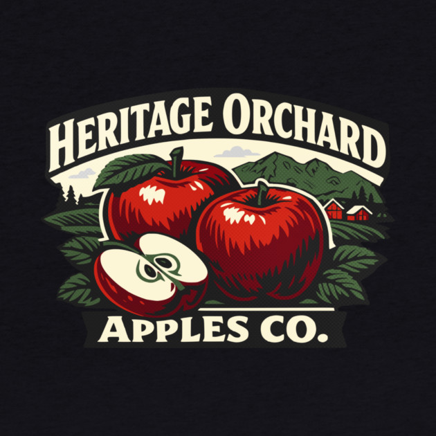 Heritage Orchard Apples Co. by Designed By Marty