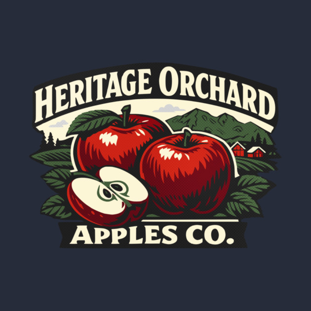 Heritage Orchard Apples Co. by Designed By Marty