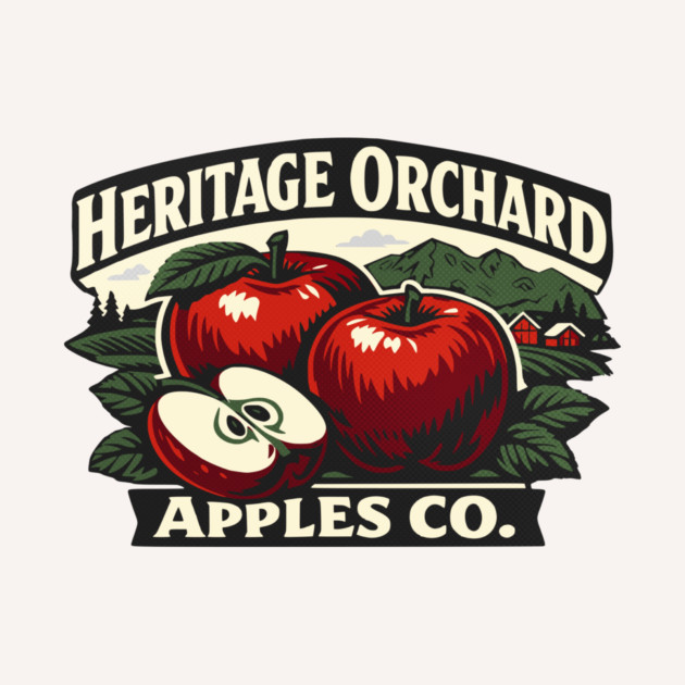 Heritage Orchard Apples Co. by Designed By Marty