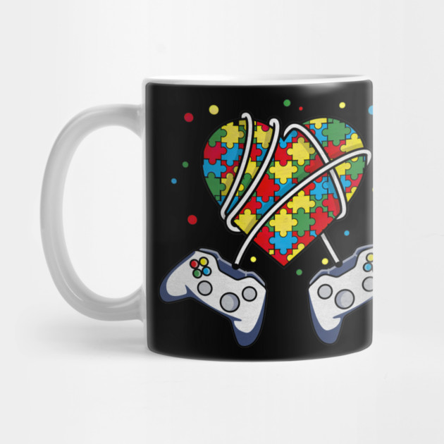 Autistic Gamer Autism Awareness Month Video Gaming Cute by yangho