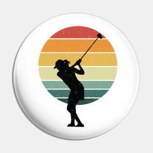 golf vintage classic retro Pin