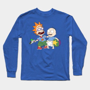 Rugrats and Rick & Morty Crossover Long Sleeve T-Shirt