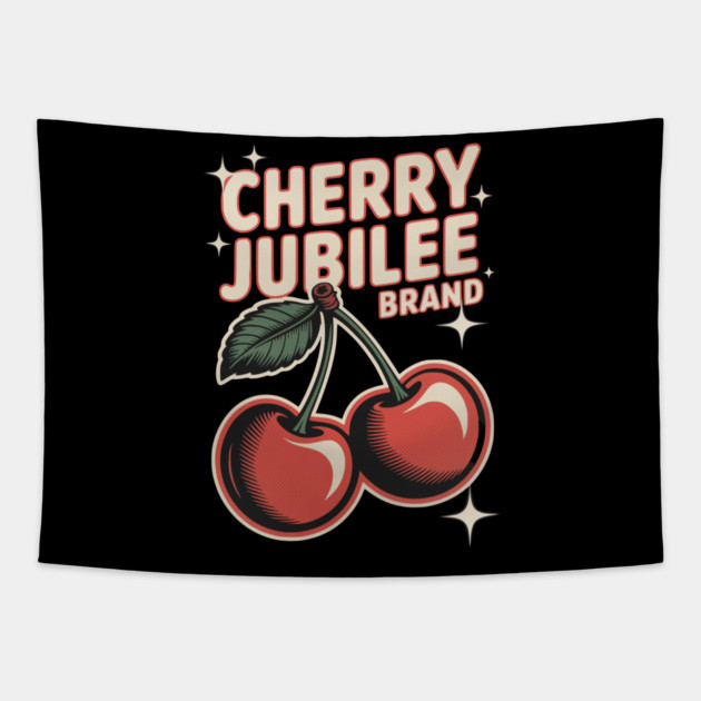 Cherry Jubilee Brand Tapestry by Designed By Marty