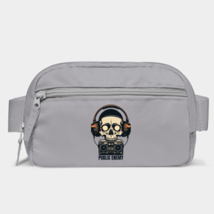 Don't Believe The Hype Classic Skull Headphone Bag